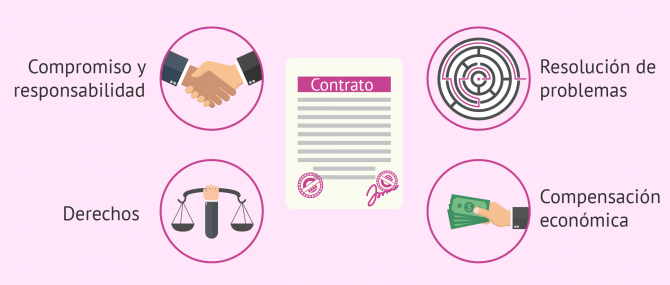 Condiciones establecidas en un contrato de gestación subrogada