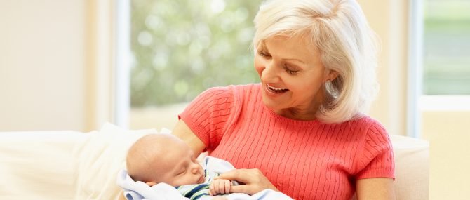 Abuela y gestante