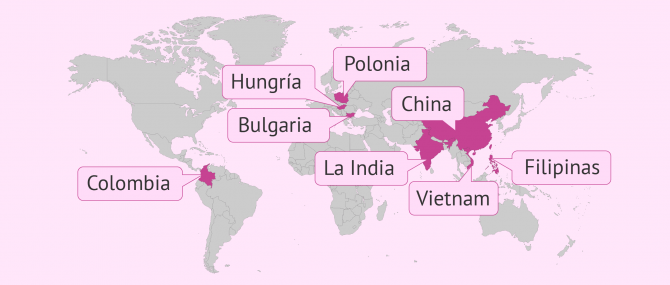 Imagen: Países para la adopción monoparental