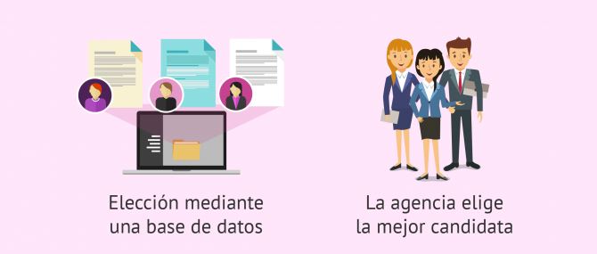 Las agencias ayudan a seleccionar a las gestantes subrogadas