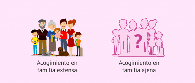 Imagen: Tipos de familia de acogida